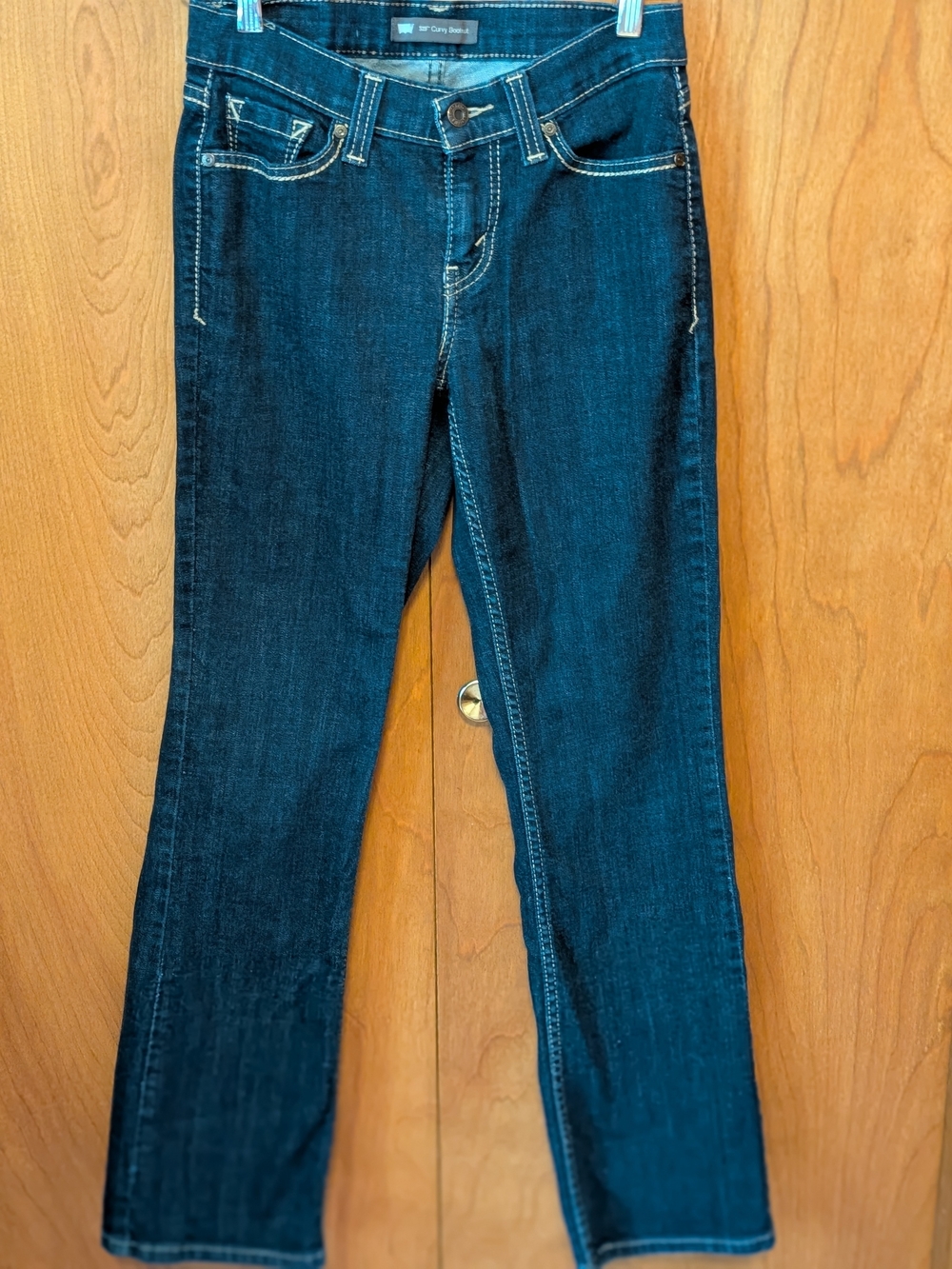 Levi's Women's 529 Curvy Bootcut Dark Blue Jeans